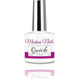 👉 One Size GeenKleur Modena Nails Quick Matte Top Coat 7,3ml. 8720246146363