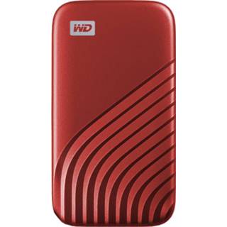 👉 Rood WD My Passport 1TB SSD Red