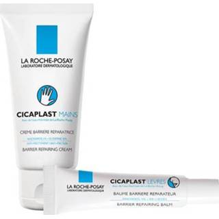 👉 Hand crème gezondheid La Roche-Posay Combiset Cicaplast Handcreme en Lippenbalsem