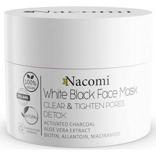 👉 GeenKleur One Size zwart wit Nacomi White & Black Face Mask Deep Cleansing, Purifying, Detoxifying 50ml. 5902539710427