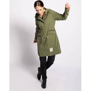 👉 Khujo Parka in groen voor Dames, grootte: XS
