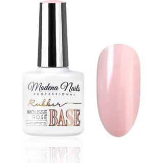 👉 Vitamine rubber rose One Size GeenKleur Modena Nails Base Coat Gellak Vitamins - Mousse 7,3ml. 8720246146202