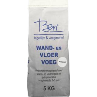 👉 Ben Univoeg voor wand- en vloertegels 5 kg Grafiet zwart