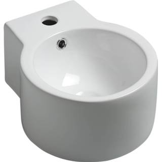 Fontein One Size wit Saqu 1 kraangat 35x27,5x12 cm 8714175933927