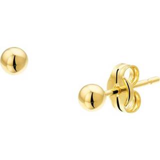 👉 Oorknop witgoud glanzen One Size zilverkleurig TFT Oorknoppen Bol Glanzend 3 mm x 8718834671984