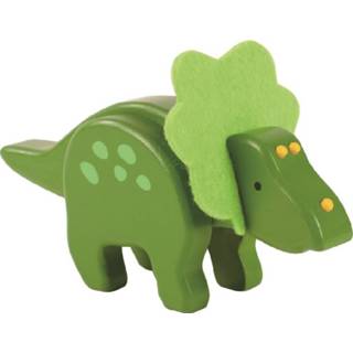 👉 Speelfiguur groen bamboe One Size Everearth dino 18x8x5 cm 6923619435725