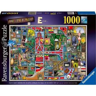 👉 Puzzel Ravensburger Colin Thompson Awesome Alphabet E+F (1000) 4005556164202