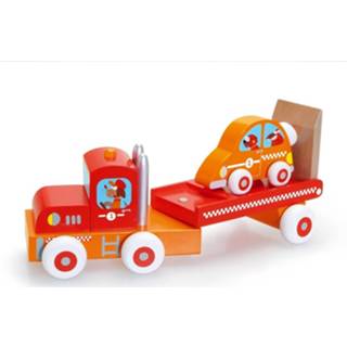 👉 Scratch Vrachtwagen En Race Wagen Oranje 25,6 Cm
