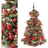 👉 Ornament bordeaux Luxury set of 145 ornaments in colors for a 150 cm Christmas tree (Christmas not included)