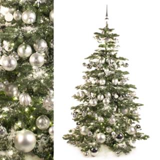 👉 Ornament zilver Luxury set of 295 ornaments in silver colors for a 240cm Christmas tree (Christmas not included)