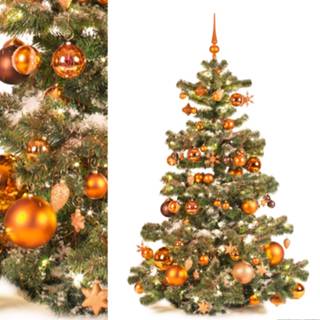 👉 Ornament Decoration package of 95 ornaments in copper colors for a 150cm Christmas tree (Christmas not included)