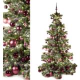 👉 Ornament purper Decoration package of 245 ornaments in purple colors for a 240cm Christmas tree (Christmas not included)