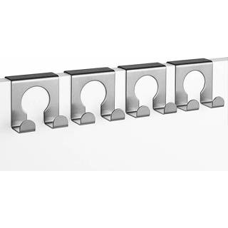 Deurhaak RVS kleerhangers ja Premium Deurhaken Set Van 4 - 77x37x216mm 4034127161449