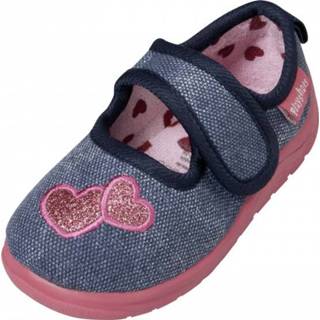 Playshoes ballerina's meisjes textiel blauw/roze maat 30/31