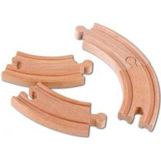 👉 Hout middel meerkleurig Beeboo Train Schiene Kurve 4022498573558