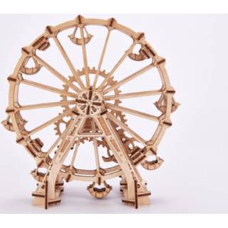 👉 Hout One Size GeenKleur Wood Trick houten-modelbouw 3D Reuzenrad 29 cm naturel 227-delig 4820195190029
