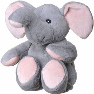 👉 Welliebellies Opwarmknuffel Olifant 20 Cm Grijs