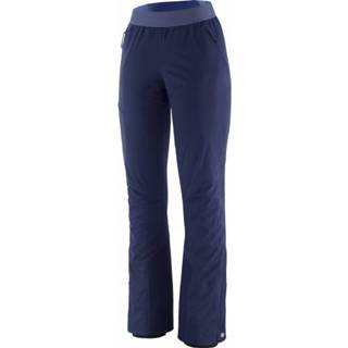 👉 Patagonia - Women's Upstride Pants - Toerskibroek maat XL, blauw/zwart