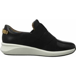 👉 Sneakers glad leer zwart Clarks 5050408737812