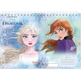 👉 Kleurboek papier One Size meerkleurig Disney sticker- en Frozen II Winter 33 cm 8719817748754