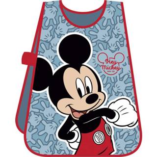 👉 Kinderschort blauw PVC One Size meerkleurig kinderen Disney Mickey Mouse junior 46 cm lichtblauw 8430957133551