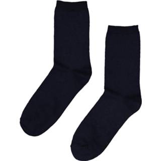 👉 Damessok blauw wol elastaan vrouwen HEMA 2-pak Damessokken Met (blauw)