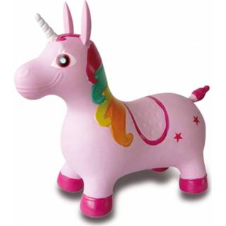 👉 Roze kunststof Jamara skippydier Unicorn junior 57 cm 4042774442910