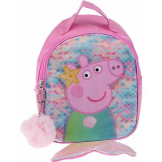 👉 Rugzak multicolor polyester multikleur Nickelodeon met zeemeerminnenstaart Peppa Pig 3,5 liter 5036278082474