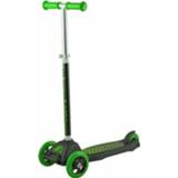 👉 Kinderstep zwart groen aluminium kinderen AMIGO 3step Junior Voetrem Zwart/Groen 8719817987641