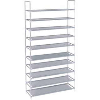 👉 Schoenenrek Xxl Voor 50 Paar Schoenen - 10 Etages - Organizer