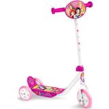 👉 Kinderstep wit roze staal kinderen meisjes Disney Princess 3-wiel Wit/Roze 3496271000783