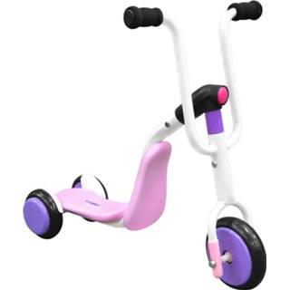 👉 Kinderstep roze paars kunststof kinderen meisjes Stamp 2-in-1 Tri-scooter step Roze/Paars 3496273230027