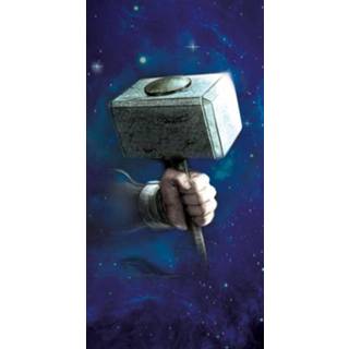 👉 Strandlaken One Size meerkleurig Marvel Avengers Hamer 70 x 150 cm 8435507830768