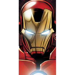 👉 Strandlaken One Size meerkleurig mannen Marvel Avengers Iron Man 70 x 150 cm 8435507830669