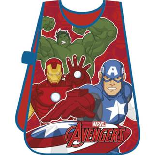 👉 Kinderschort rood PVC One Size kinderen Marvel Avengers junior 46 cm 8430957133568