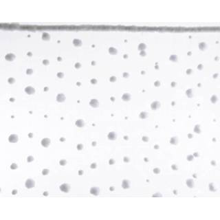 👉 Gordijn kunststof wit Sneeuwbal met druppels 90 x 200 cm 8718758895848