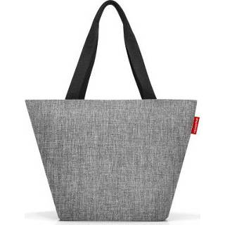 👉 Reisenthel Shopper M Handtas - Shopper - Maat M - Polyester - 15L - Twist Silver Grijs