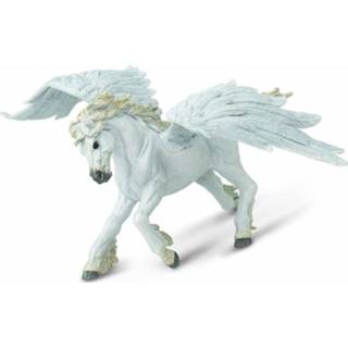 👉 Speelfiguur wit goud kunststof One Size Safari Pegasus junior 12,3 x 14,1 cm wit/goud 95866800703