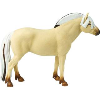 👉 Speelfiguur beige kunststof One Size Safari Noors fjordpaard junior 12 cm 609366000893