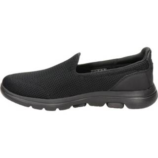 👉 Instappers textiel vrouwen zwart Skechers GoWalk instapschoenen 8719796793110