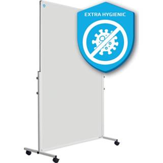 👉 Scheidingswand emaille wit Verrijdbare whiteboard - Extra hygiÃ«nisch 180 8712752110471