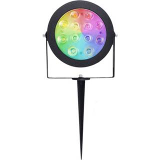 👉 Buitenlamp Hue compatible LED Tuinspot met RGBWW kleuren 12 watt - Zigbee