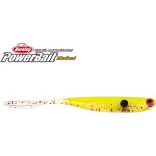 👉 Powerbait limoen speckled lime Berkley Sneakminnow - 7.5 cm