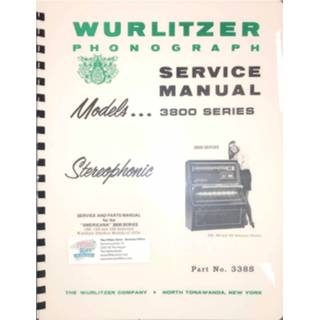 👉 Jukebox mannen Wurlitzer 3800 Americana Service Manual