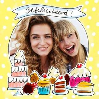 👉 Verjaardagskaart fijne verjaardag kaart verschillende kleuren | Blond Amsterdam Foto