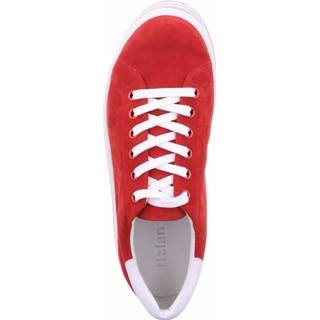 👉 Sneakers leer rood Tizian 4061508027223