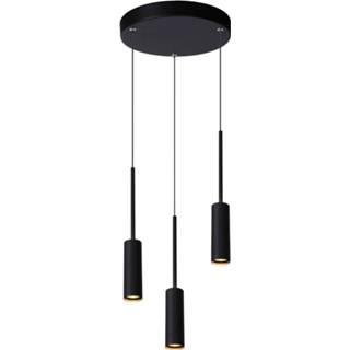 👉 Hang lamp male zwart Lucide hanglamp LED Tubule 3x7W 5411212241863