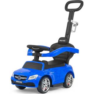 👉 Loopwagen blauw kunststof Milly Mally Mercedes-AMG C63 junior 5901761124408