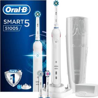 👉 Elektrische tandenborstel wit Oral-B Smart 5 5100S White - 4210201203339