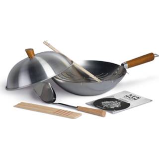 👉 Wokset grijs Ken Hom - 10 delig 31 cm 5011268846946